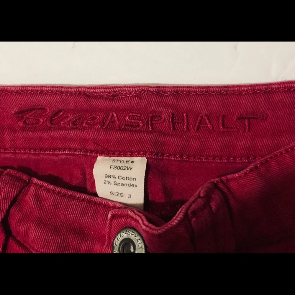 Blue Asphalt Jean Shorts